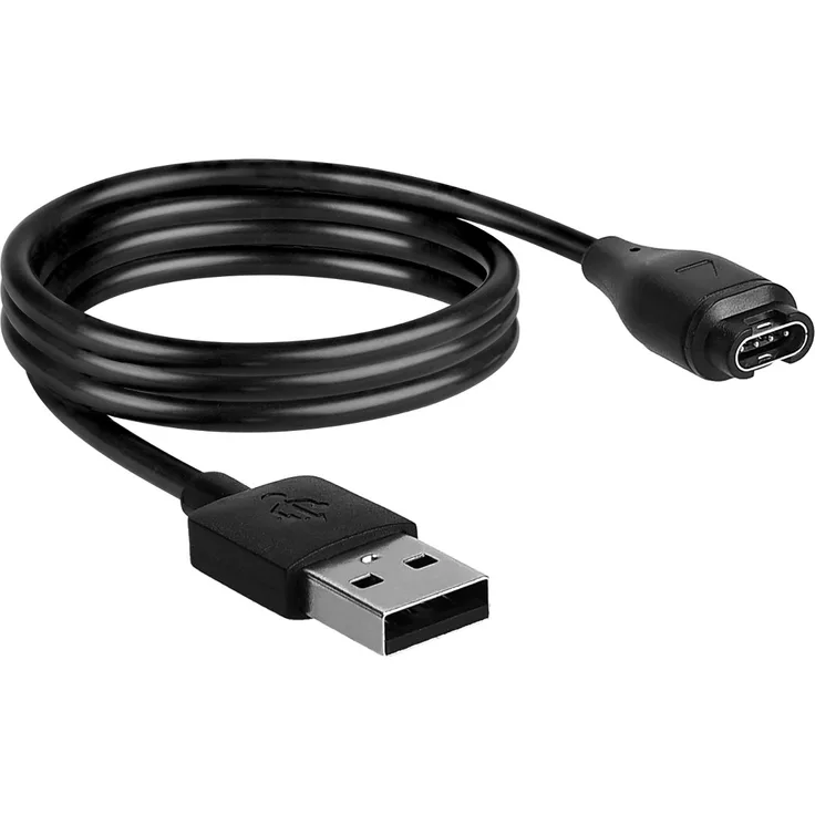 kwmobile USB-Ladekabel für Garmin Vivoactive 3 / Vivosport / Fenix 5 und weitere Schwarz