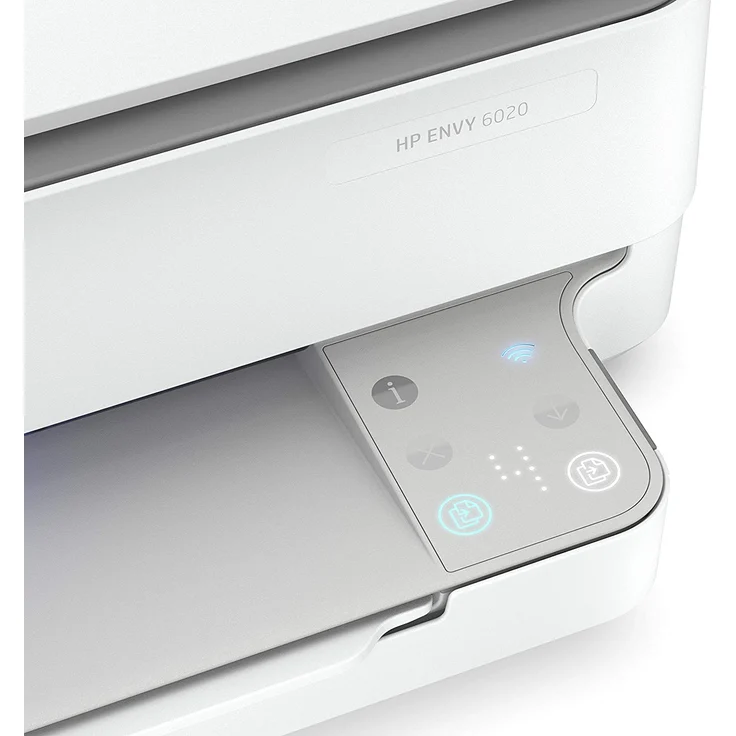 HP Envy 6020 (3-in-1) Multifunktionsdrucker - (Thermal Inkjet) Farbe, Druckgeschwindigkeit: 10 s/w, 7 Farbe, Auflösung: 1200 x 1200, USB, WLAN, AirPrint, Mobile Print (5SE16B) – Bild 5