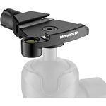 Manfrotto MSQ6T Traveler Top Lock Schnellwechseladapter - Arca-kompatible Plattenvorrichtung für Befree Stative, perfekt für Manfrotto 494 und 496 Kugelköpfe- kompakt und leicht - Aluminium