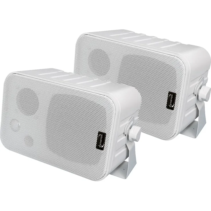 Kompaktlautsprecher als Zweitbox oder für Hintergrundbeschallung, Paarpreis weiß