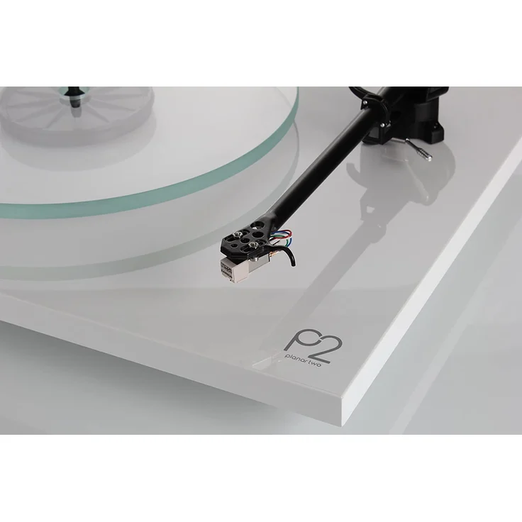 Rega Planar 2 Manueller Plattenspieler mit Riemenantrieb inkl. Abdeckhaube weiß – Bild 5