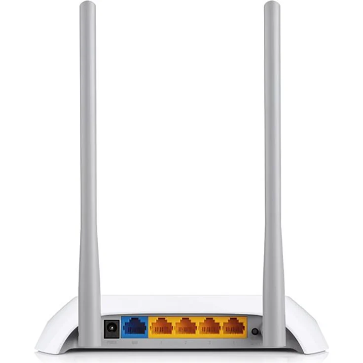 TP-Link TL-WR840N N300 WLAN Router (300Mbit-s (2,4GHz), 4 x 10-100Mbit-s LAN Ports, IPv6, 2 externe Antennen, WPS, Accesspoint Modus), weiß- schwarz – Bild 2