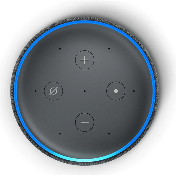 Amazon Echo (3. Generation), smarter Lautsprecher mit Alexa, Anthrazit Stoff – Bild 3