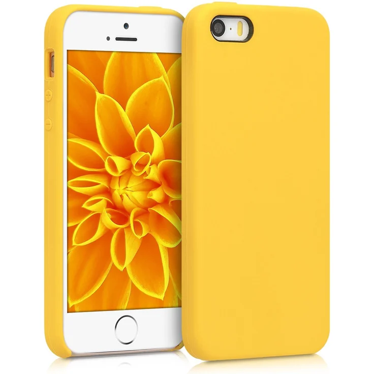 kwmobile Handyhülle, Hülle für Apple iPhone SE (1.Gen 2016) - 5 - 5S - TPU Silikon Handy Schutzhülle Cover Case