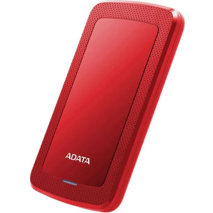 ADATA HV300 - Festplatte - 1 TB - extern (tragbar) - USB 3.1 - 256-Bit-AES - Rot (AHV300-1TU31-CRD) – Bild 1