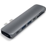 SATECHI Pro Hub Adapter - Kompatibel mit 2020/2019/2018/2017 MacBook Air, MacBook Pro und mehr