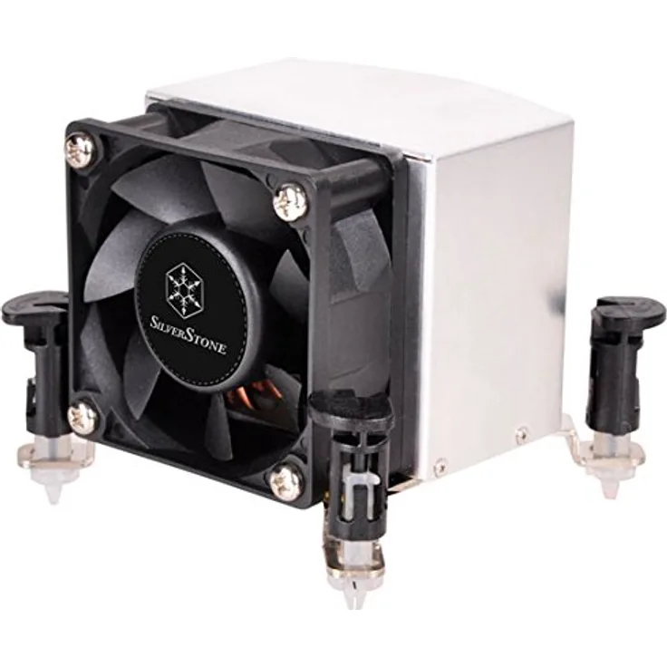 SilverStone SST-AR09-115XP - Argon CPU-Kühler mit 3 Wärmerohren, Direct Contact Heatpipe-Technologie und 60 mm-PWM-Lüfter für Intel-Sockel