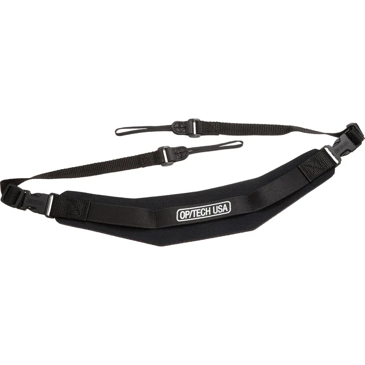 OP-TECH USA 1501372 Gurt Digitalkamera Neoprene Schwarz - Gurte (Digitalkamera, Neoprene, Schwarz, 6,8 kg, 111,8 cm)