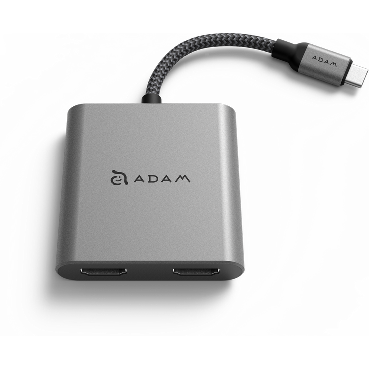 Adam Elements CASA Hub H2 - USB-C to Dual HDMI , grey