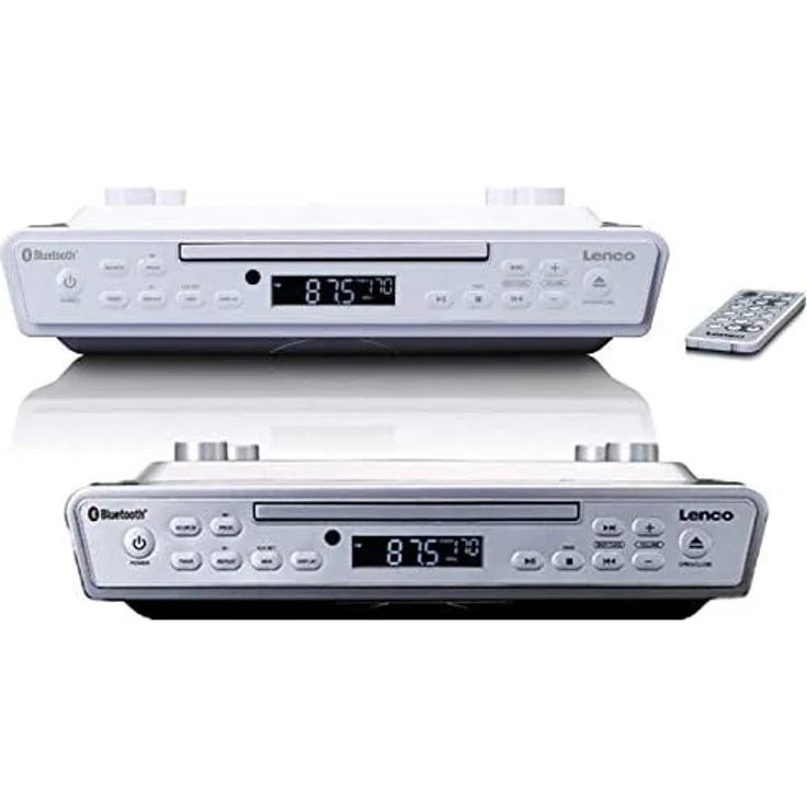 Lenco KCR-150 CD-Radio mit Bluetooth, LCD-Display, weiß – Bild 6