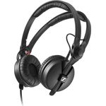 Sennheiser HD 25 Black supraaural Headphone – Headphones (supraaural, Wired, 16 – 220000 Hz, 120 dB, 1.5 m, black)