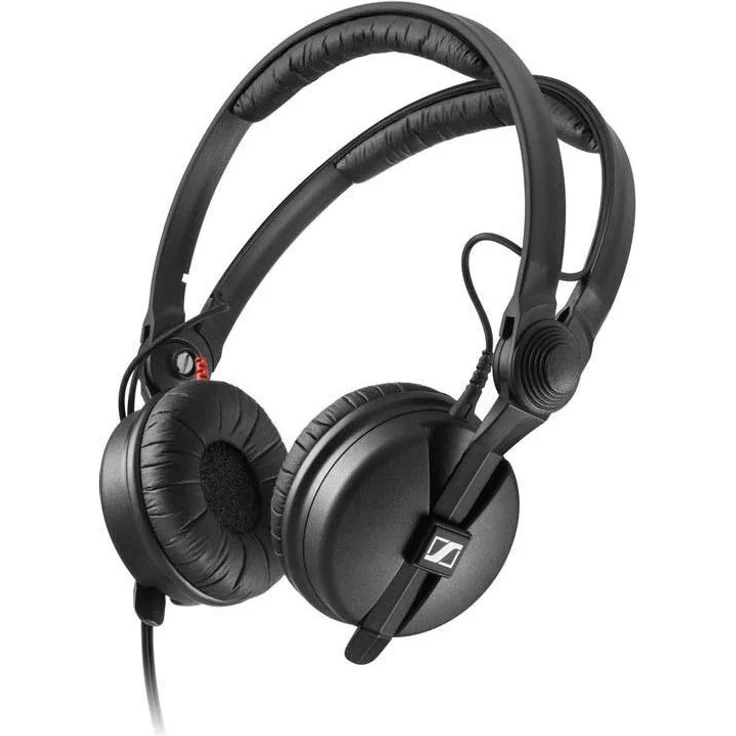 Sennheiser HD 25 Black supraaural Headphone – Headphones (supraaural, Wired, 16 – 220000 Hz, 120 dB, 1.5 m, black) – Bild 1