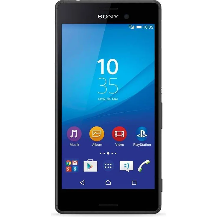 Sony Xperia M4 Aqua Smartphone 12,7cm Pixel (5 Zoll) IPS-Display, 8GB interner Speicher, 2GB RAM, Android, Schwarz