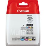 CANON INK CLI-581 C-M-Y-BK MULTI BL SEC