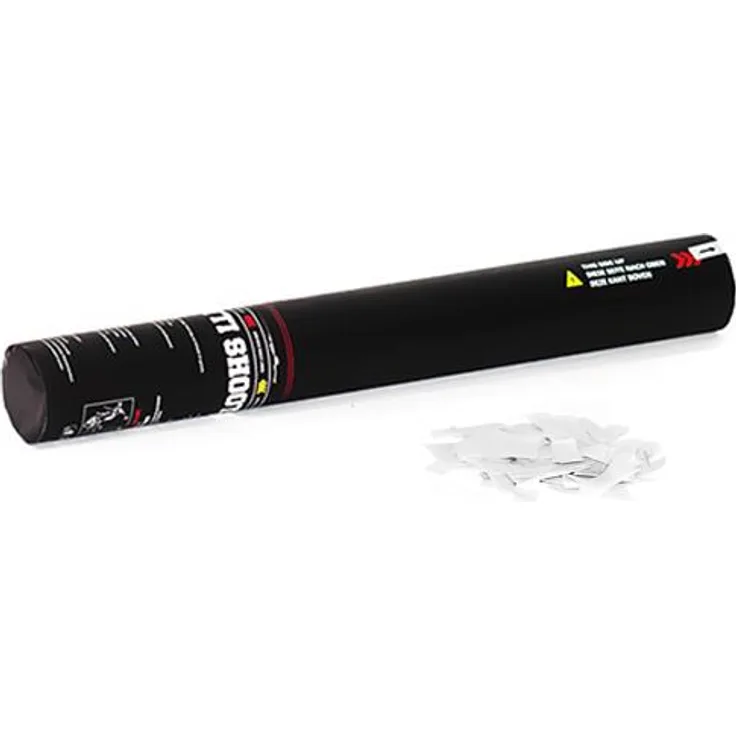 TCM FX Konfetti-Shooter 28cm, weiß