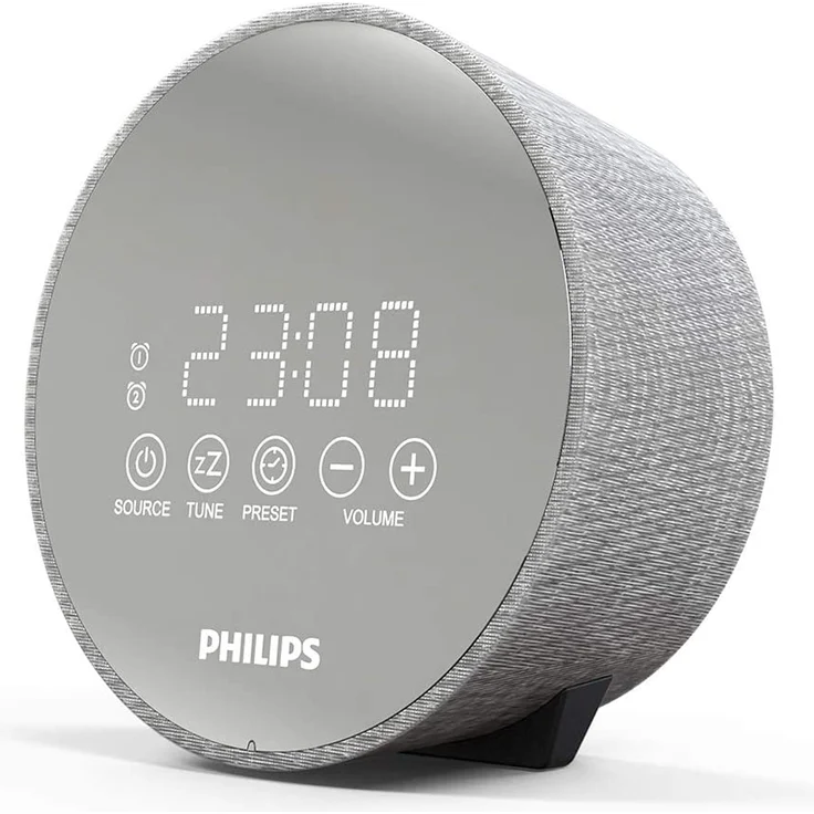 Philips DR402-12 Radiowecker, silber – Bild 6