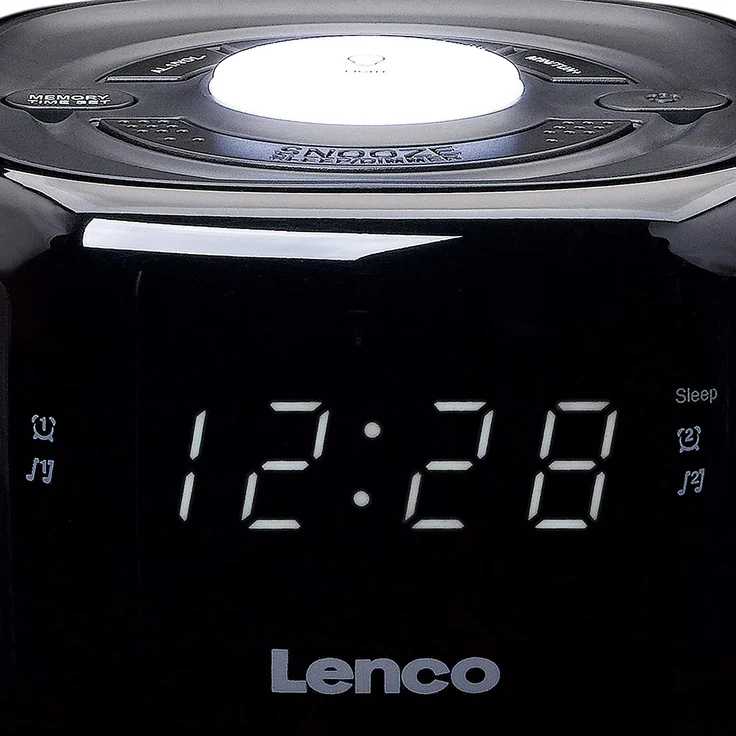 Lenco CR-12 Radiowecker, schwarz – Bild 5