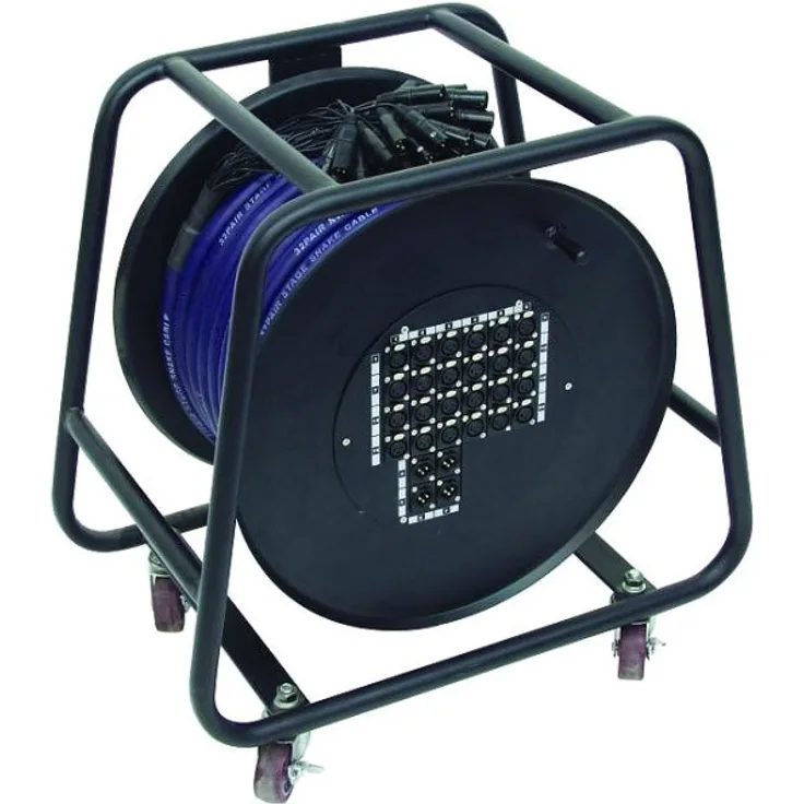 OMNITRONIC Multicore Stagebox 24/4 30m Trommel