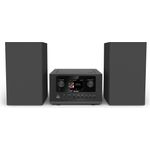 Karcher MC 6490DI Kompaktanlage (mit CD Player, Stereoanlage mit Internetradio und Bluetooth, UKW und DAB+ Radio mit Senderspeicher, USB mit Ladefunktion-MP3-Wiedergabe, Wecker mit Dual-Alarm) schwarz