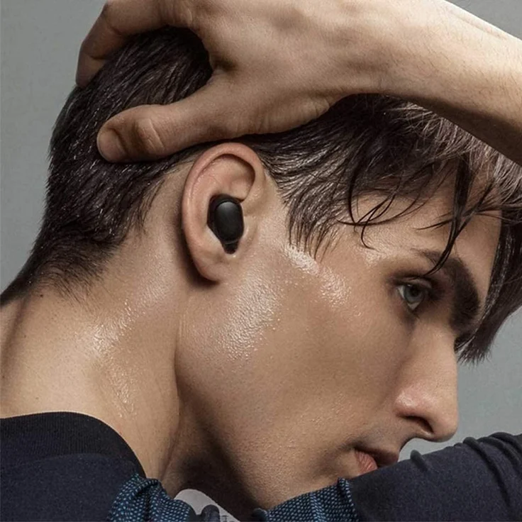 Xiaomi Mi True Wireless Earbuds Basic S In-Ear Kopfhörer, mit Bluetooth, Mikrofon, geeignet für Sport, spritzwassergeschützt, schwarz – Bild 4