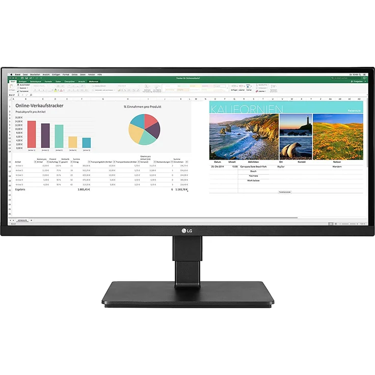 LG 29BN650-B - 29 Zoll, Full HD (2560 x 1080), IPS-Panel, 75Hz, 5ms, 350cd/m² (29BN650-B.AEU) – Bild 1