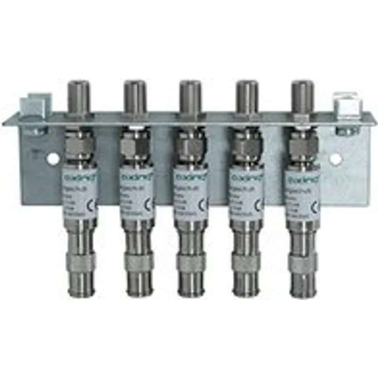 Axing QEW 5-10 Erdungswinkel SAT Steckverbinder mit Überspannungsschutz (5-fach)