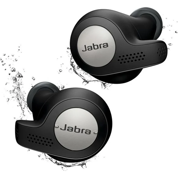 Jabra Elite Active 65t True Wireless In-Ear Kopfhörer, mit Bluetooth, Mikrofon, geeignet für Sport, schwarz – Bild 1