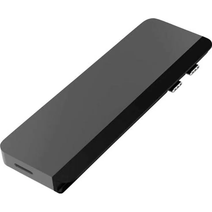 HyperDrive HD28C-GRAY USB-C (USB 3.2 Gen 2) Multiport Hub Ultra HD-fähig, mit Aluminiumgehäuse, mit zusätzlichem USB-C-Eingang