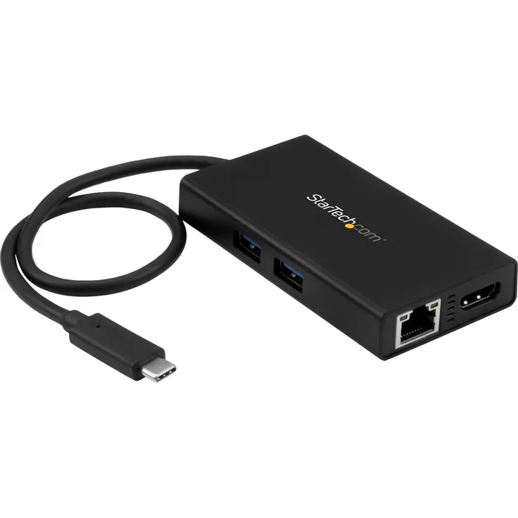 StarTech.com USB-C Multifunktions Adapter für Laptops - 4K HDMI - USB 3.0 - USB Type-C Laptop Adapter