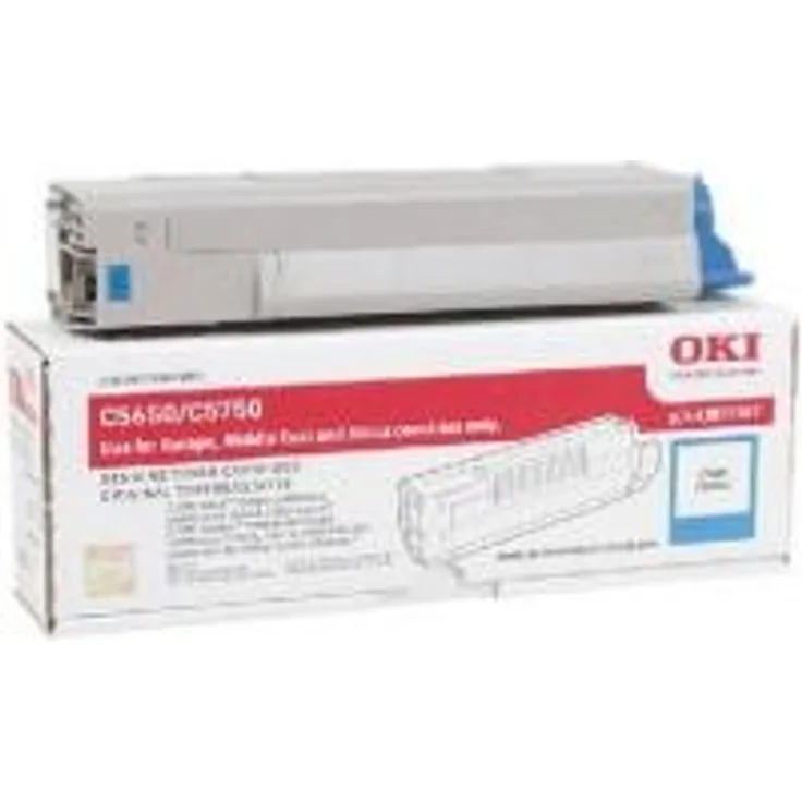 OKI 43872307 Toner 2000Seiten Cyan Lasertoner & Patrone (43872307)