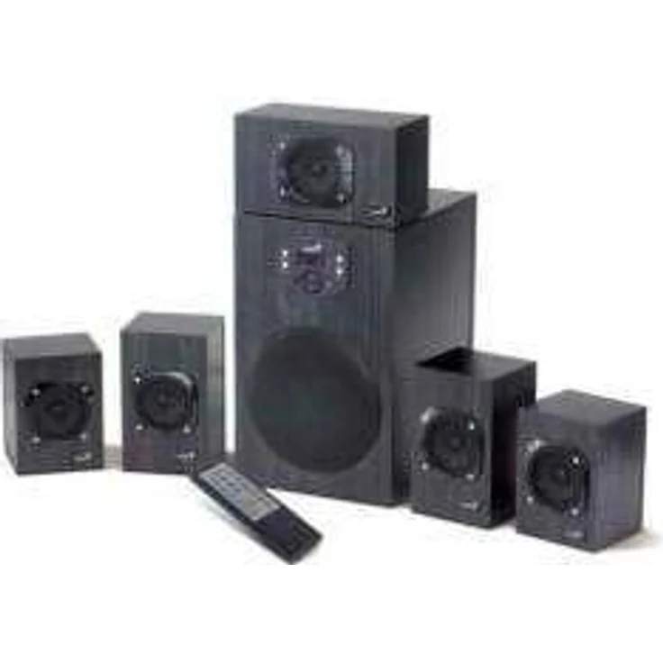 Genius SW-HF 5.1 4500 Lautsprecherset 5.1 Kanäle 125 W Schwarz - Lautsprechersets (5.1 Kanäle, 125 W, Schwarz, 45 W)