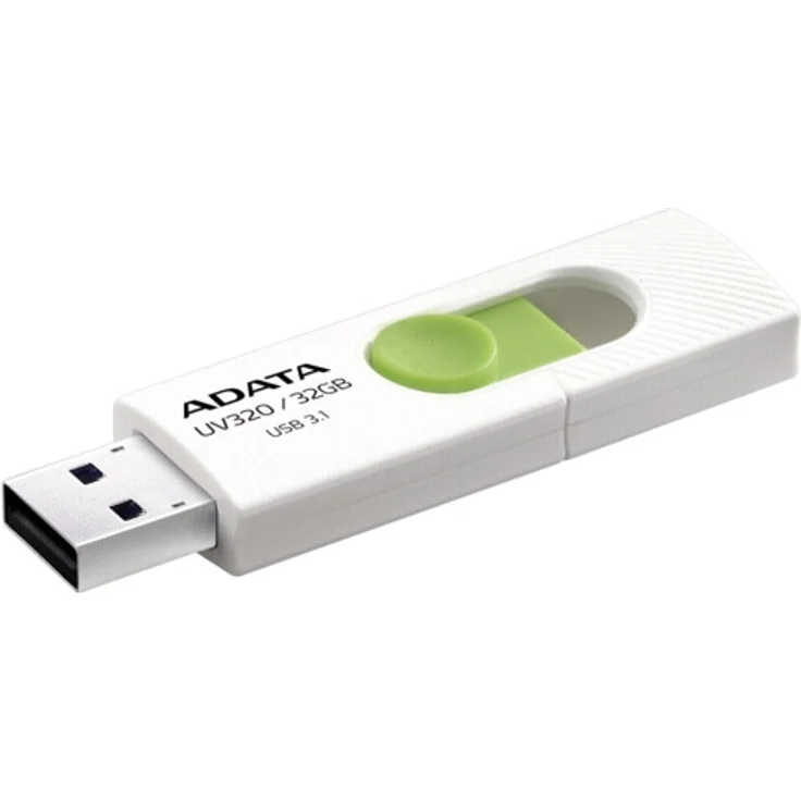 ADATA USB 3.1 Stick UV320 32GB White-Green – Bild 1