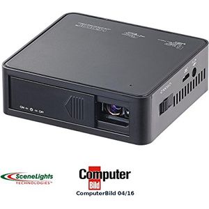 Bild für SceneLights LB-8500 Mini-Beamer, DLP, WVGA (854 x 480)