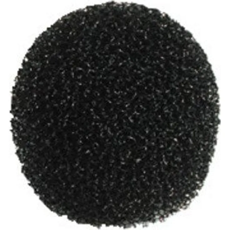 Monacor 23.2560 14 x 15 mm Schaumstoff-Windschutzhülle für Mikrofon, Schwarz