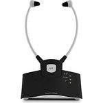 TechniSat STEREOMAN ISI 2 Funkkopfhörer für Fernseher und Musikanlagen mit Dockingstation In-Ear Kopfhörer, mit Bluetooth, Mikrofon, schwarz