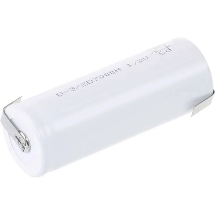 Mexcel D-3/2D7000H Spezial-Akku 3/2 D hochtemperaturfähig, Flat-Top NiCd 1.2V 7000 mAh