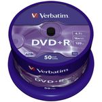 Verbatim DVD+R 4.7GB 16x, 50er Spindel (43550)