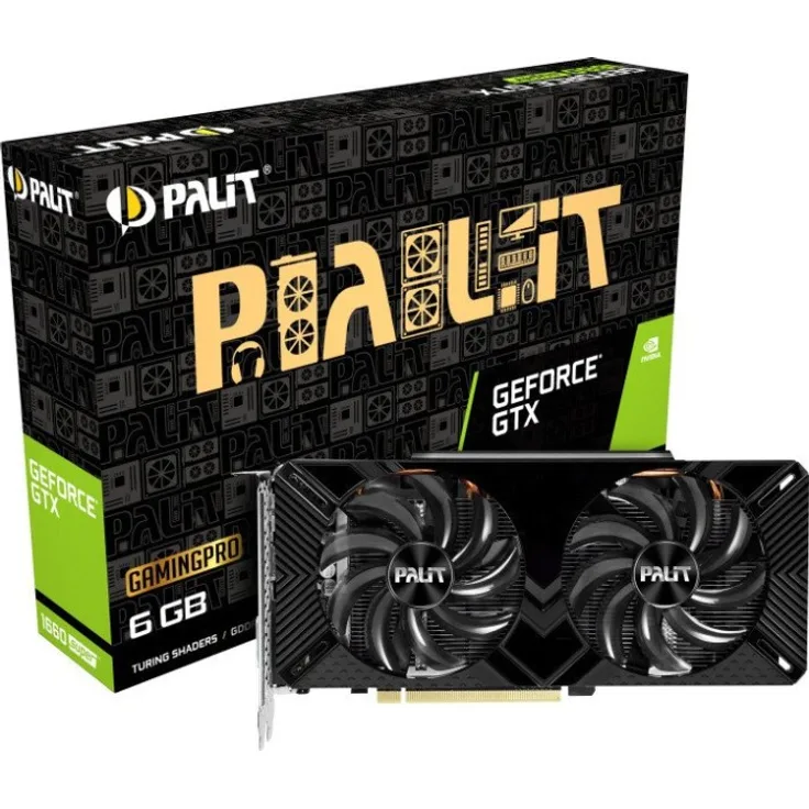 Palit GeForce GTX 1660 SUPER GP, 6GB GDDR6, DVI, HDMI, DP (NE6166S018J9-1160A)