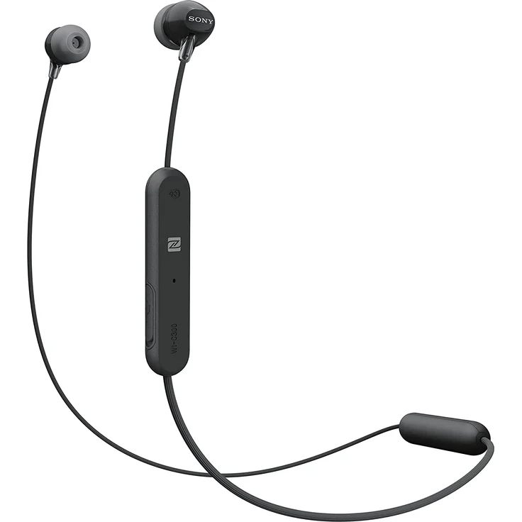 Sony WI-C300 In-Ear Kopfhörer, mit Bluetooth, Mikrofon, schwarz – Bild 1