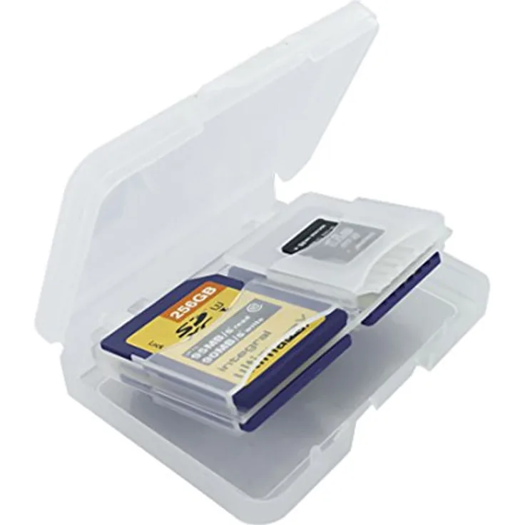 Integral Hülle für 4 x Speicherkarten