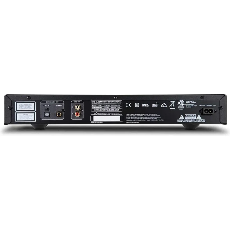 NAD C538 HiFi-CD-Player, schwarz – Bild 2