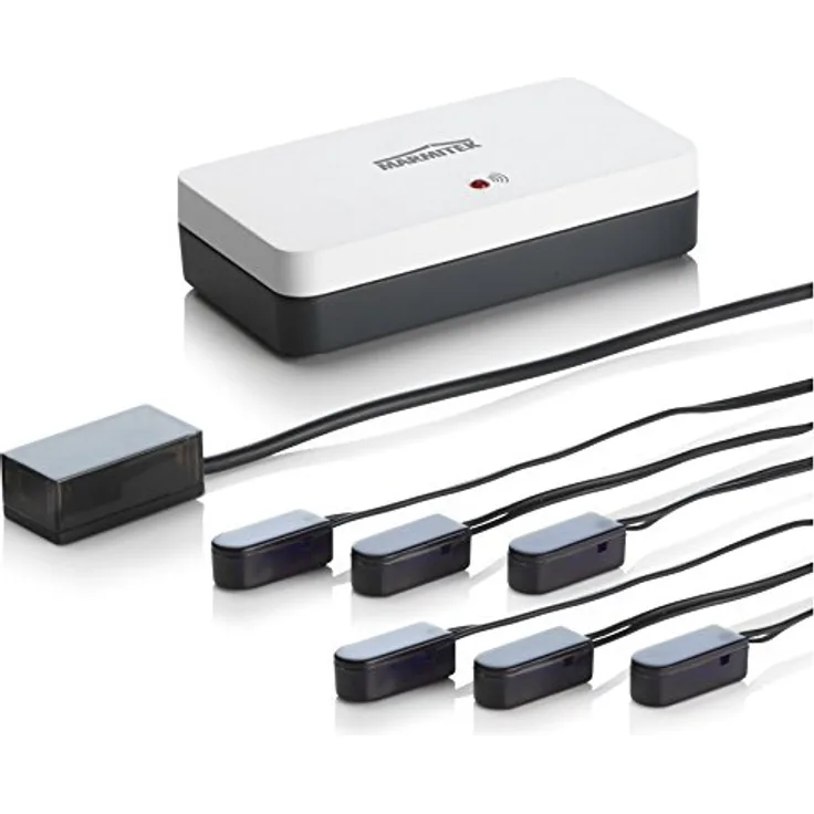 Marmitek Invisible Control 6 - Infrarotverlängerung - Emitter (Klebe) LEDs - 6 Geräte - extra kleiner Empfänger - Bedienen von Geräte in einem geschlossenen Schrank