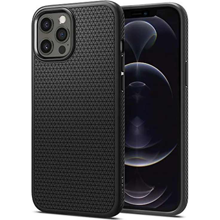 Spigen ACS01617 Liquid AIR iPhone 12 PRO MAX Black