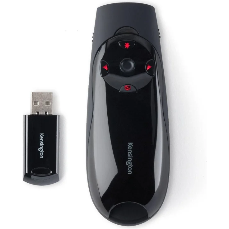 Kensington K72425EU Presenter Expert Red Laser (2,4GHz, 4 Tasten, 50m, USB) mit Cursorsteuerung – Bild 1
