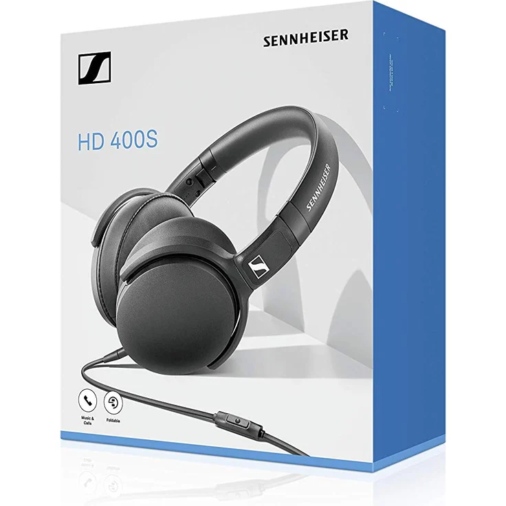 Sennheiser HD 400S Over-Ear-Kopfhörer mit Mikrofon, schwarz – Bild 4
