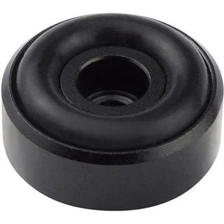 DynaVox 207270 Aluminium Gerätefüsse Mini 4er-Set schwarz