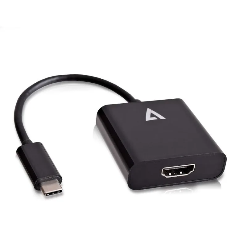 V7 V7UCHDMI-BLK-1E USB-C(m) auf HDMI(w) Adapter Schwarz