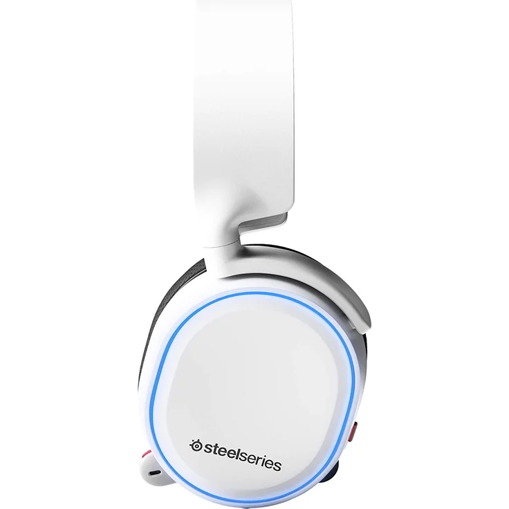 SteelSeries Arctis 5 (Gaming Headset, RGB-Beleuchtung, DTS Headphone:X v2.0 Surround für PC und PlayStation 4) weiß – Bild 3