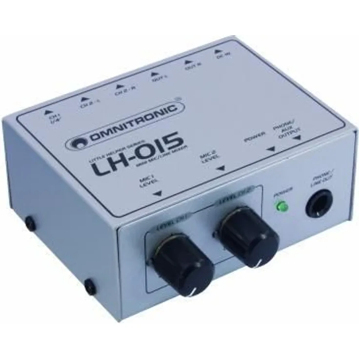 Omnitronic LH-015 2-Kanal Mini-Line-Mixer