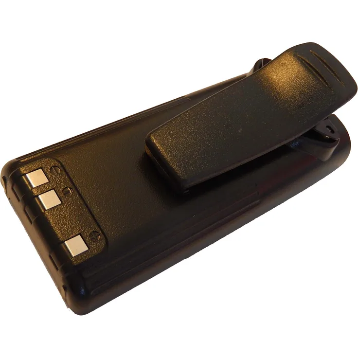 VHBW Akku mit Gürtelclip, geeignet für Funkgerät, Walkie Talkie Icom IC-F40GT, IC-F41GS, IC-F41GT, IC-F4GS, IC-F4GT, IC-T3H, IC-U82, IC-V8, IC-V81, IC-V82 2300 mAh, 7,2 V, NiMH